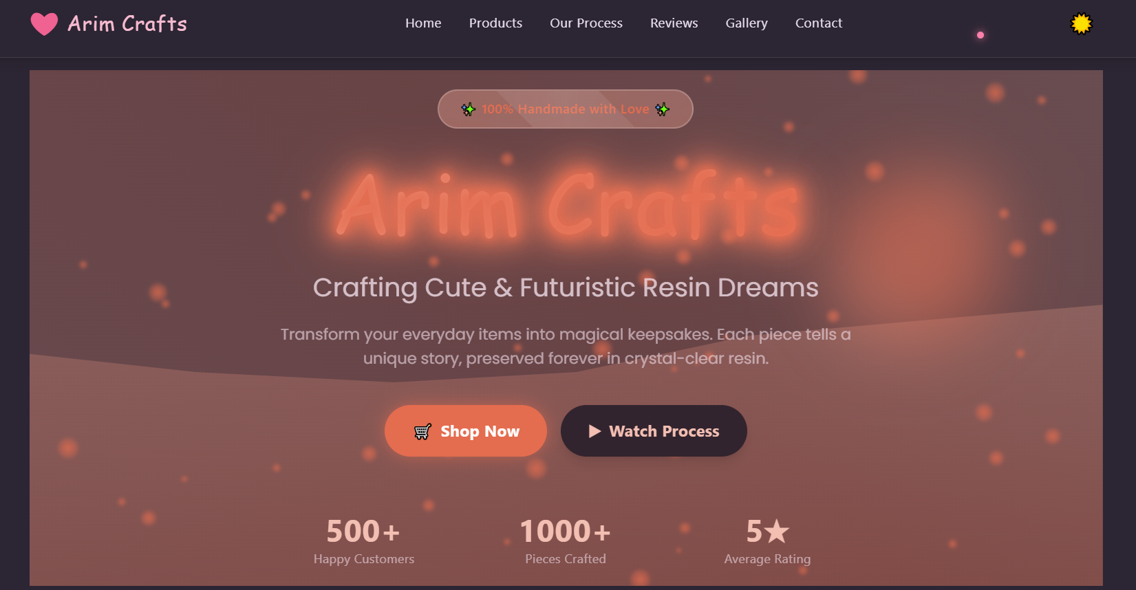 Arimcraft business website by ZENSTRO web development